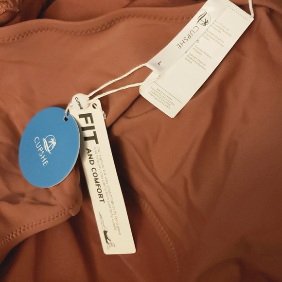 Cupshe Plum  Ruched Plunging One Piece Swimsuit Size L - Picture 5 of 8